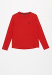 Polo Girls Mia Long Sleeve Tee - Red