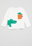 PoP Candy Croc Applique Tee -white