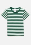 PoP Candy Striped Tee-green & White