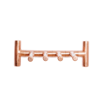 Copper Wall Mounted 4 Glass Wine Holder