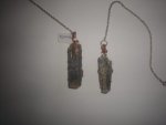 Kyanite Assorted Wire Wrapped Pendulum F598