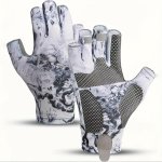 1PAIR Fishing Gloves For Men And Women Sailing Kayaking And Rowing Gloves With Uv And Sun Protection