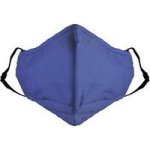 3 Layer Fabric Face Mask Blue