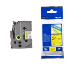 Brother Laminated Tze Tape 8M 24MM Black On Yellow