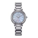 Eco-drive Blue Mother-of-peal Dial Watch