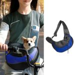 Pet Dog Sling Carrier With Large Pocket And Adjustable Strap Anti-falling Breathable Mesh Travel Sling Bag For Small Dogs Teddy