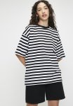 Superbalist Oversized Stripe Tee - Black & White