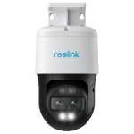 TMP4K-UK Reolink Indoor & Outdoor 4K 8MP 15M Ir Poe Wireless Cctv Dual-lens Camera 6X Hybrid Zoom Built-in MIC & Speaker 256GB M