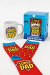 Happy Fathers Day Printed Mug & Novelty Socks Gift Set