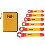 Ingco HKISPA0603 - Insulated Ratchet Wrench Set - 6 Piece