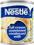 Nestle Full Cream Sweetened Condensed Milk Plain Flavour