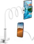 Niumowa Gooseneck Tablet Holder - Flexible Stand Tablet Holder Cell Phone Holder Cell Stand Flexible Adjustable Arm In Bed For m