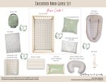 Cot Duvet Bedding Checkered Boho Goose Set Neutral