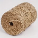 Versatile Natural Jute Twine - 1 Roll Durable Craft & Gift Wrapping Rope Perfect For Gardening Wedding Decor And More - 2MM Wide