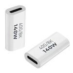 2PC USB C Female To Female Adapter Type C Extender Pd 140W 40GBPS 8K@60HZ