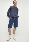 Printed Acid Crew Sweatshirt - Denim Blue