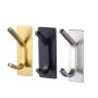 Pack Of 1 Stainless Steel Self Adhesive Wall Coat Hook