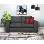 Carmen 2.5 Seater Couch Charcoal