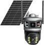 4G Solar Powered Outdoor Wireless Security Camera - Sim Card Support