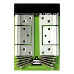 Hinge Flush 100MMX44MM Aluminium