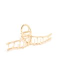 Goldair Gold Wavy Claw Clip