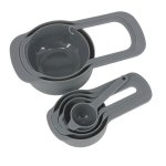 Grey Measuring Cups 6 Piece