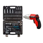 - Socket Set 95 Piece & 10 Piece Cordless Screwdriver