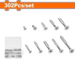 302 Piece Countersunk Head Self-tapping Screws Assortment WXSCB02