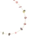 Goldair Gold Plated Semi Precious Stones & Pearls Alternating Necklace