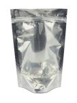 100 Piece Stand Up Resealable Pouch Bags 130MM X 150MM Premium Black