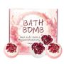 2 Milk + 2 Rose Bath Bombs Dual Nourishment Aromatic Skincare