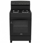JVC 600MM Electric Oven & 4-PLATE Hob Combo WG-NFOE60B5S