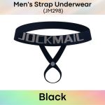 Jockmail Strap Underwear Black