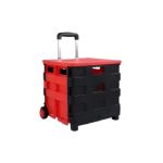 Foldable Shopping Trolley Heavy Duty Rolling Crate With Wheels RL-2