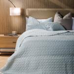 Tide Premium Cotton Quilt Light Blue - King 250X270CM