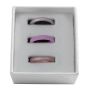 Ladies 3 Pack Silicone Ring Set