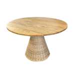 Raphael Rattan And Mangowood Coffee Table Natural
