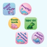 Dino Merit Labels - Afrikaans