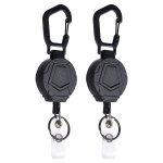 1PC Secure Your Keys With This Anti-theft Easy-to-pull Retractable Key Ring - 60CM/24IN