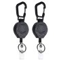1pc Secure Your Keys With This Anti-Theft Easy-to-Pull Retractable Key Ring - 60cm/24in