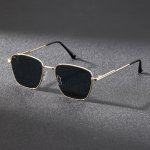 Fashion Casual Business Glasses For Men 14.22CM Width Stylish Metal Frame Perfect For Driving & Holidays
