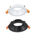 White Or Black Polycarbonate Straight Round Downlight 5 Pack – DL063