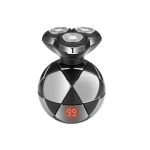 Ashcomonline Rechargeable 5W Round Shaver With Digital Display Shaver For Men
