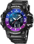 Smael 8049 LED Wristwatch - Black