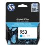 HP 953 Cyan Standard Yield Printer Ink Cartridge Original F6U12AE Single-pack