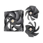 Thermaltake Premium Swafan GT12 120MM Black Pwm Chassis Fan