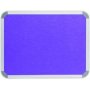 Parrot Notice Board - Info Board Aluminium Frame 3000 X 1200MM - Purple