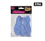 Balloon Helium 6PC Pastel Blue F-01 Marketplace Brits Bros