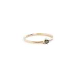 Three Claw MINI Tourmaline Ring In Yellow Gold - T