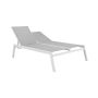 Sun Lounger Double Isboa Padded Whit